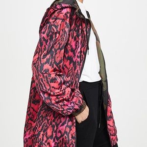 Pam & Gela camp reversible hoodie jacket